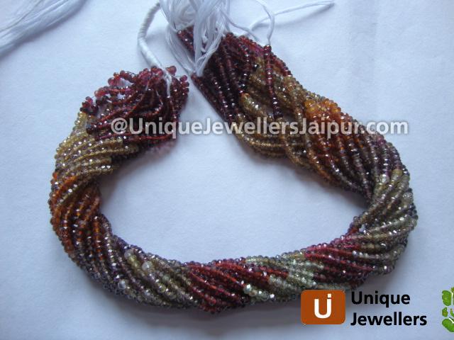 Tundru Faceted Roundelle Beads